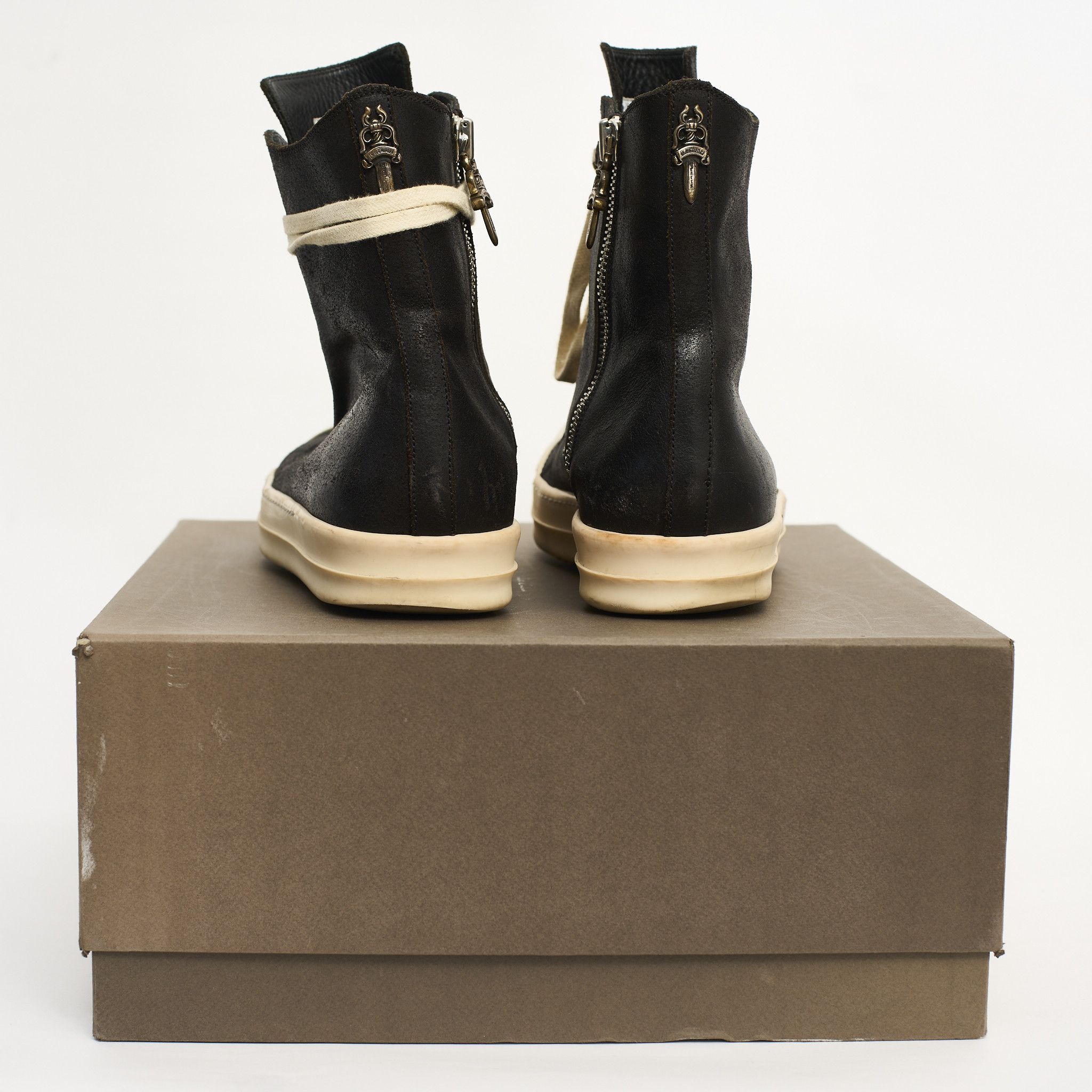 Chrome Hearts × Rick Owens Chrome Hearts Rick Owens Blister Leather Ramones Size 43 Size US 10 / EU 43 - 5 Thumbnail