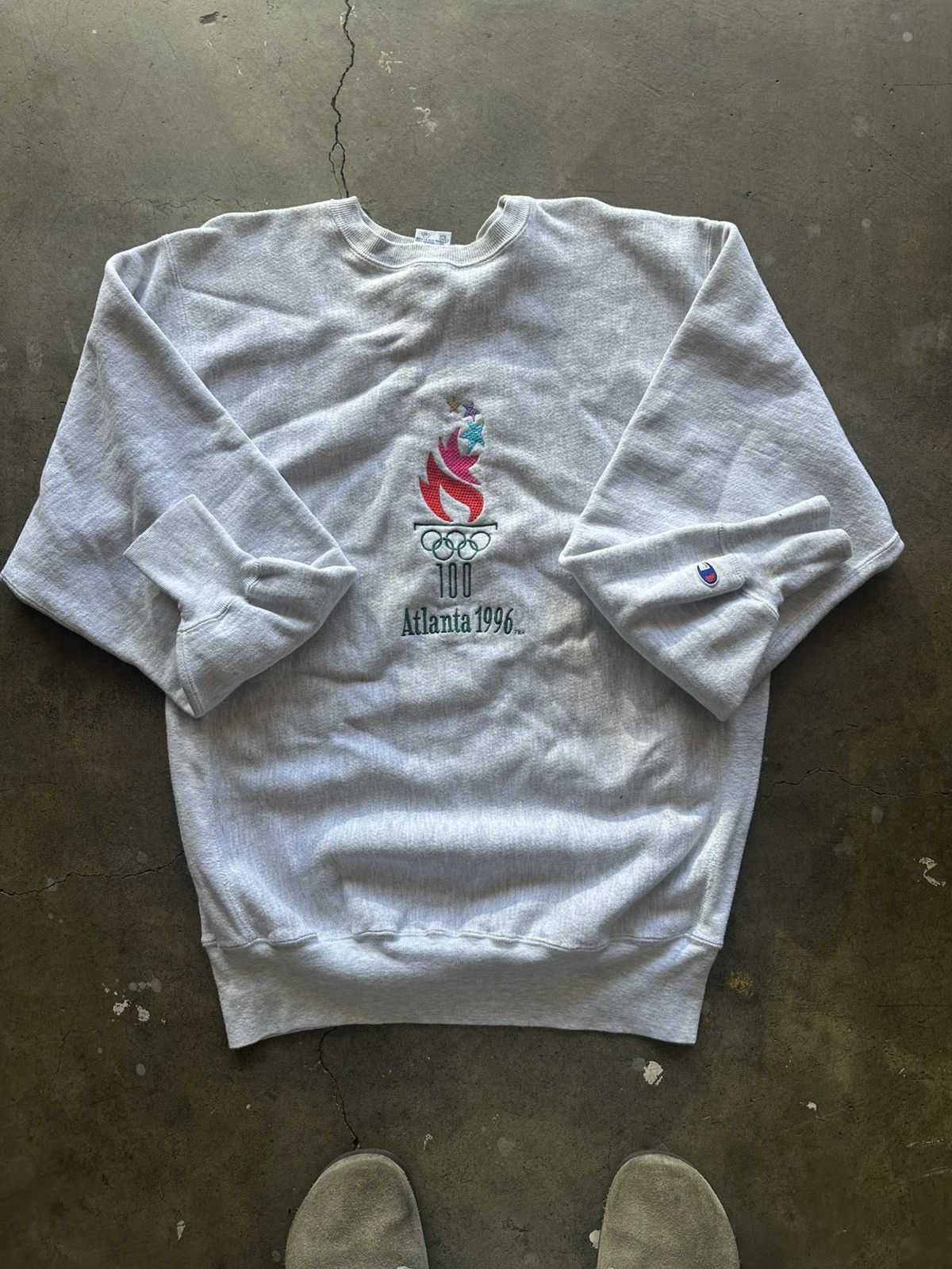Champion Atlanta Olympics 1996 crewneck Size US XXL / EU 58 / 5 - 2 Thumbnail
