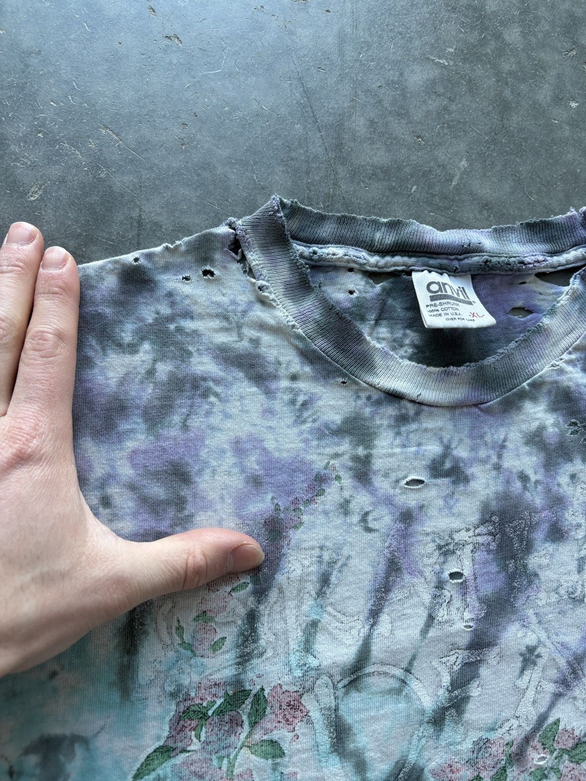 Band Tees Vintage 90s Thrashed Grateful Dead Tee Size US XL / EU 56 / 4 - 6 Thumbnail