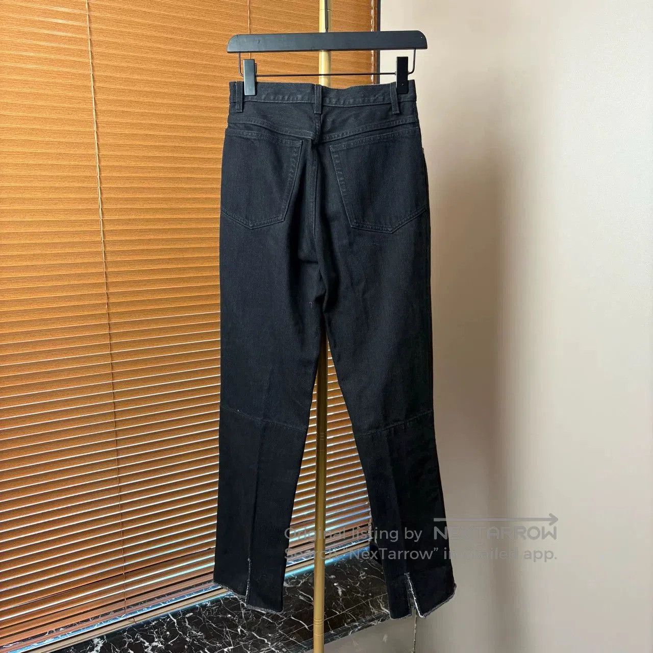 Celine Celine Black Jeans. Size 35" - 2 Thumbnail