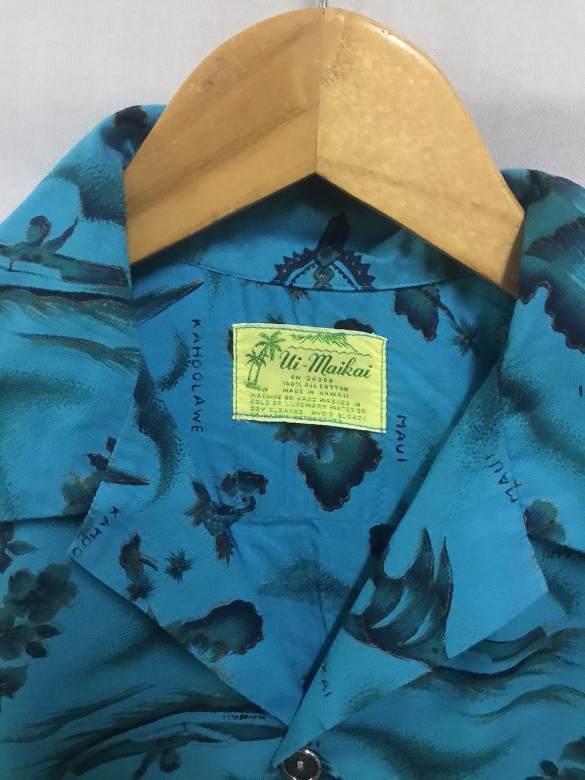 Vintage UI MAIKAI - Vintage 50s 60s Hawaiian Traditional Shirt Size US M / EU 48-50 / 2 - 8 Thumbnail