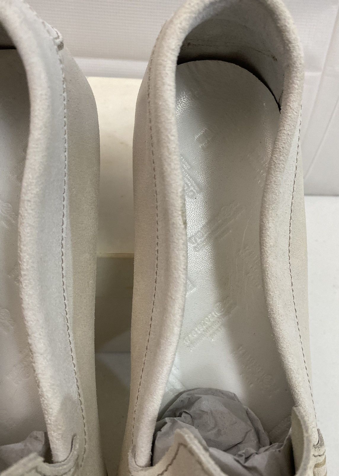 Maison Margiela Maison Margiela 22 🇮🇹 Off White Rubbed Suede Slip On 13 NEW Size US 13 / EU 46 - 7 Thumbnail