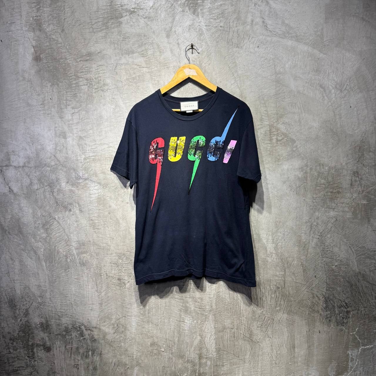 Gucci Gucci Blade Sequin multicolor tee Size US M / EU 48-50 / 2 - 1 Thumbnail