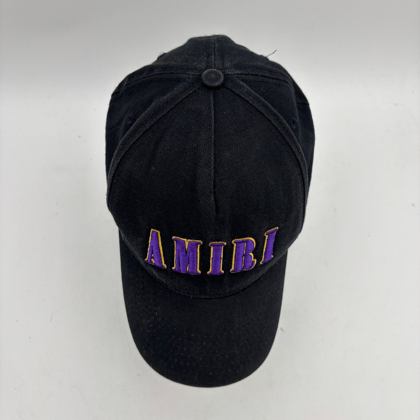 Amiri Amiri LA Purple Gold Core Logo Snapback Hat Size ONE SIZE - 6 Thumbnail