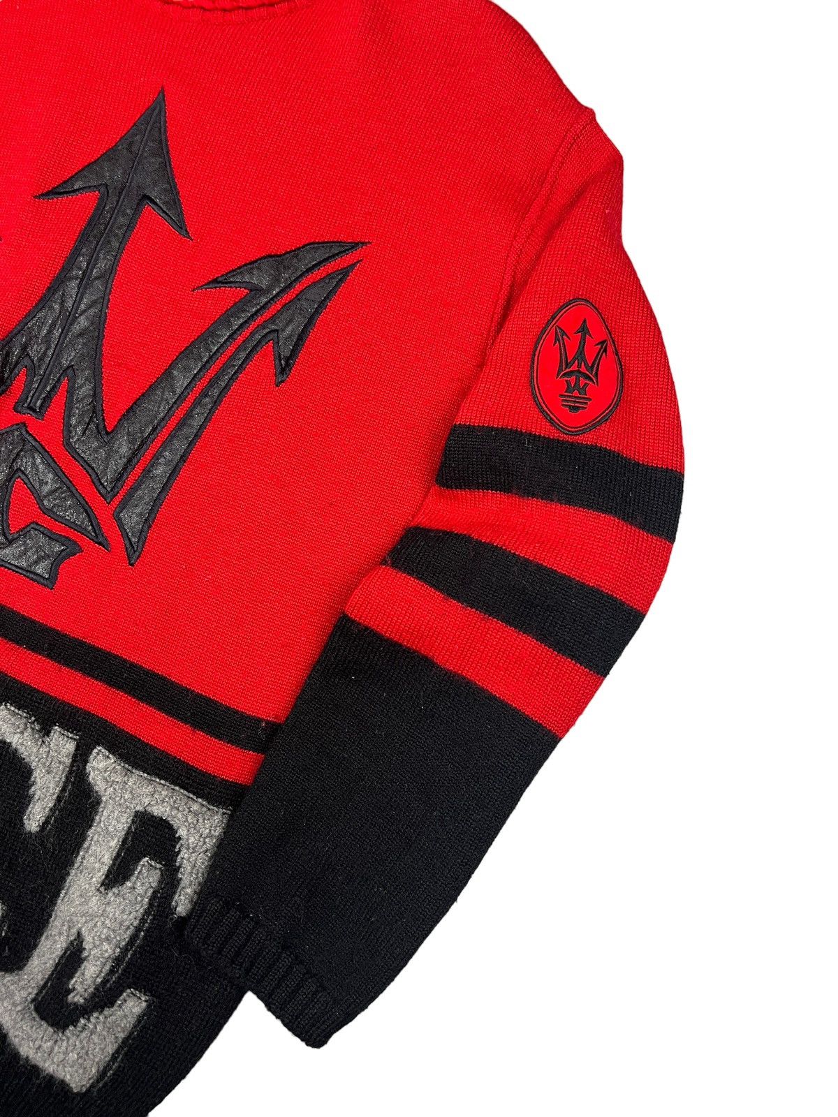 Yoshiyuki Konishi Ficce By Yoshiyuki Konishi ‘Devil Pitchfork” Knit Sweater Size US M / EU 48-50 / 2 - 7 Thumbnail