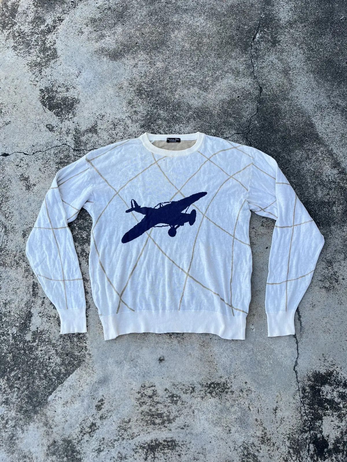 Christian Dior Monsieur Distressed Christian Dior 90s Sweater Size US L / EU 52-54 / 3 - 3 Thumbnail