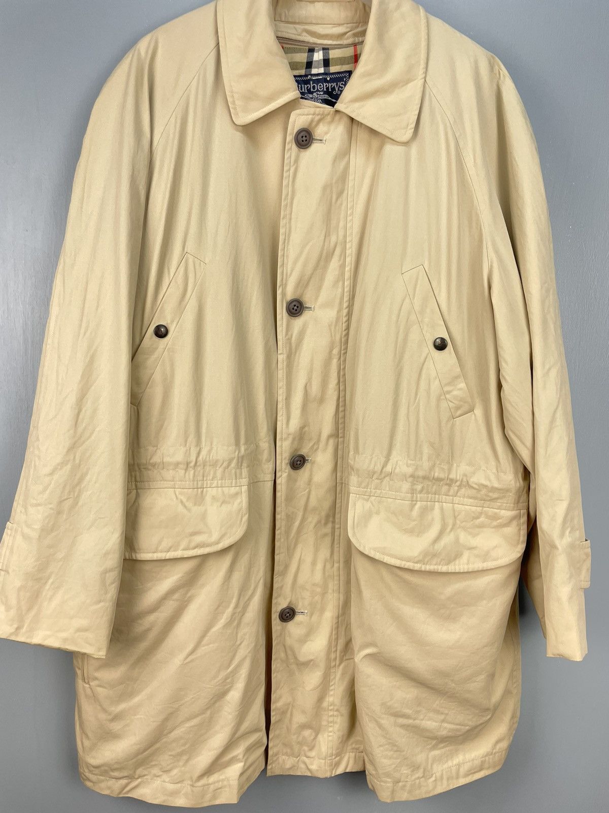 Burberry × Vintage Vintage Burberrys Trench Coat Nova check Size US L / EU 52-54 / 3 - 5 Thumbnail