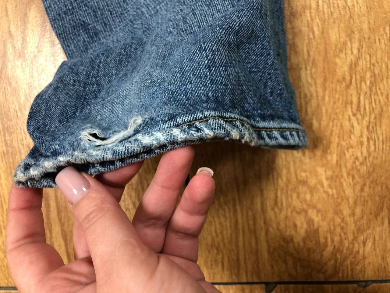 Carhartt × Japanese Brand Crazy Crash Dirty Baggy Faded Jean Japan Avant Garde Style Size US 32 / EU 48 - 18 Thumbnail