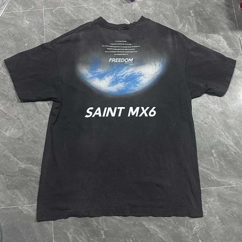 Saint Michael Saint Michael Washing damages short sleeves Size US XL / EU 56 / 4 - 2 Thumbnail