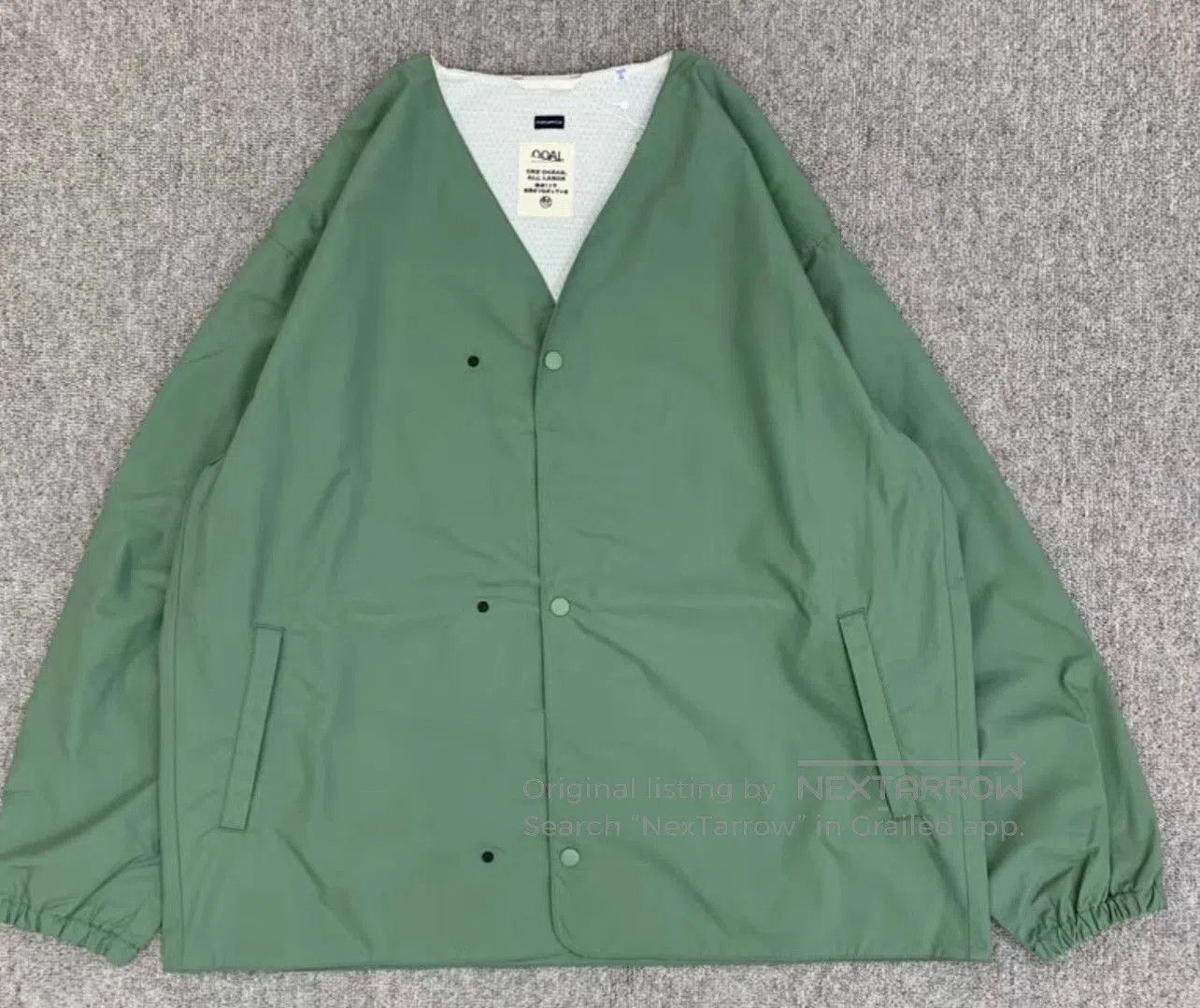 Nanamica nanamica 23SS Waterproof Blend Loose Cardigan. Size US S / EU 44-46 / 1 - 5 Thumbnail