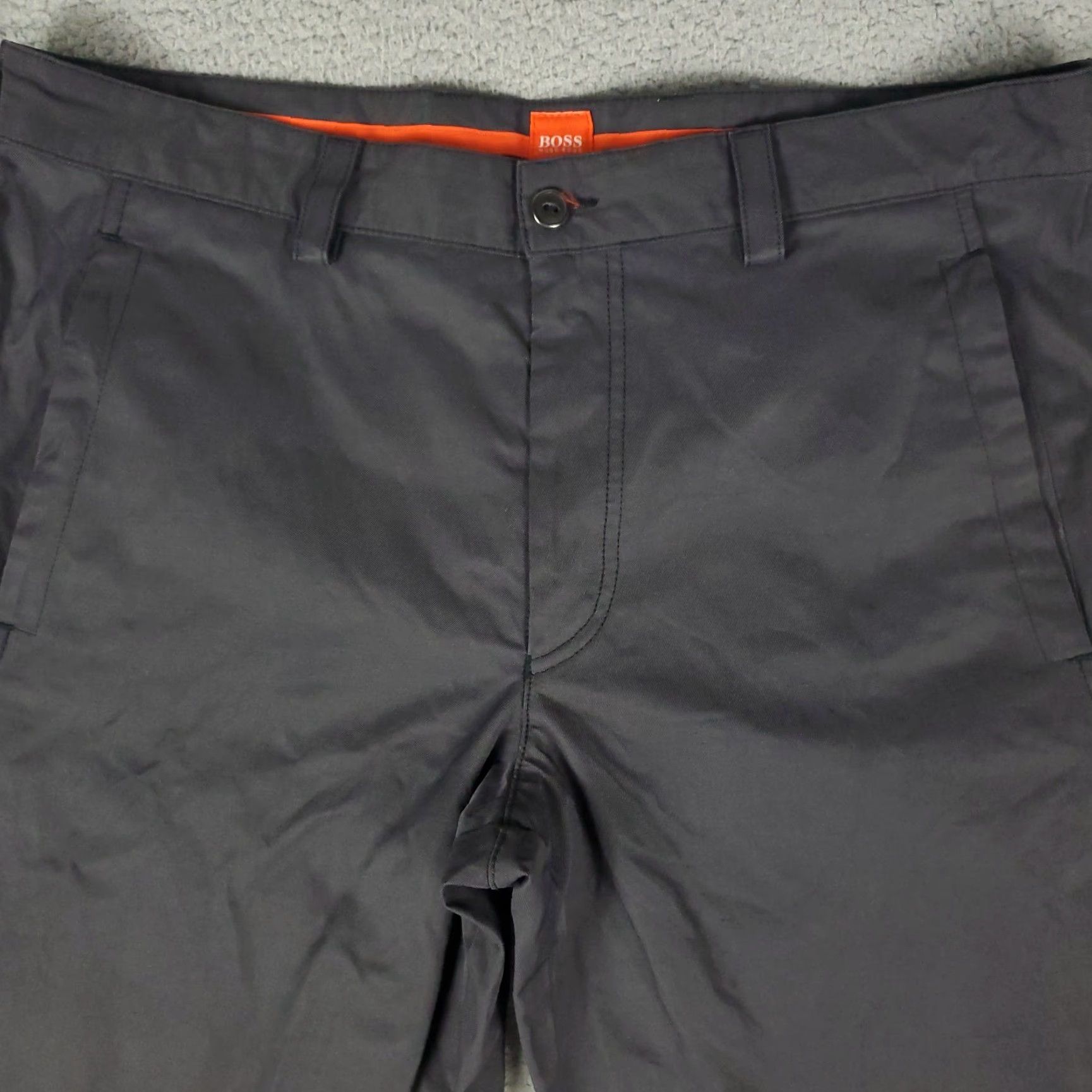 Hugo Boss HUGO BOSS Gray Chino Pants Mens 36x34 Regular Fit 5-Pocket Design Size US 36 / EU 52 - 2 Thumbnail