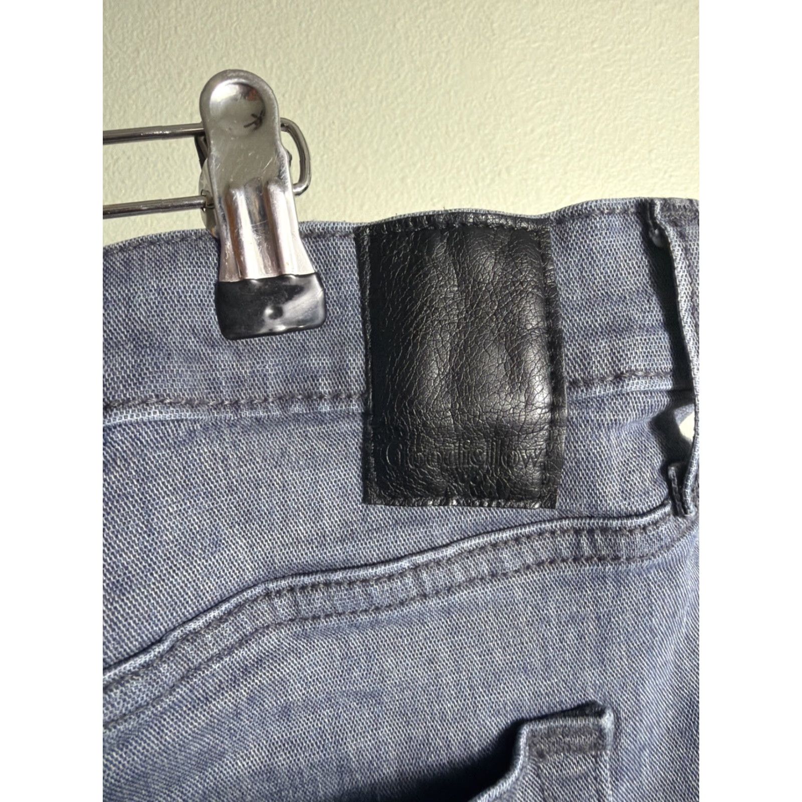 Vintage Goodfellow Jeans Slim Gray Straight 38x32 Regular Jeans Stretch Fair Trade Men Size US 38 / EU 54 - 7 Thumbnail
