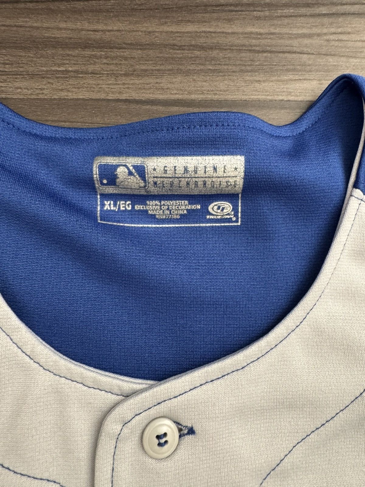 MLB Vintage True Fan Los Angeles LA Dodgers MLB Baseball Jersey Size US XL / EU 56 / 4 - 4 Thumbnail