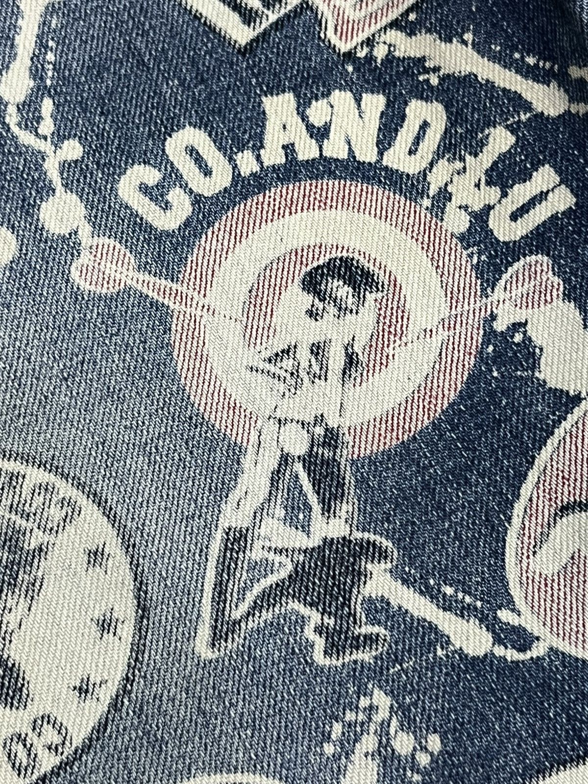 Hysteric Glamour FYE🔥C&L Motor Drive Hysteric Cow Girl All Over Print Denim Size US 29 - 8 Thumbnail