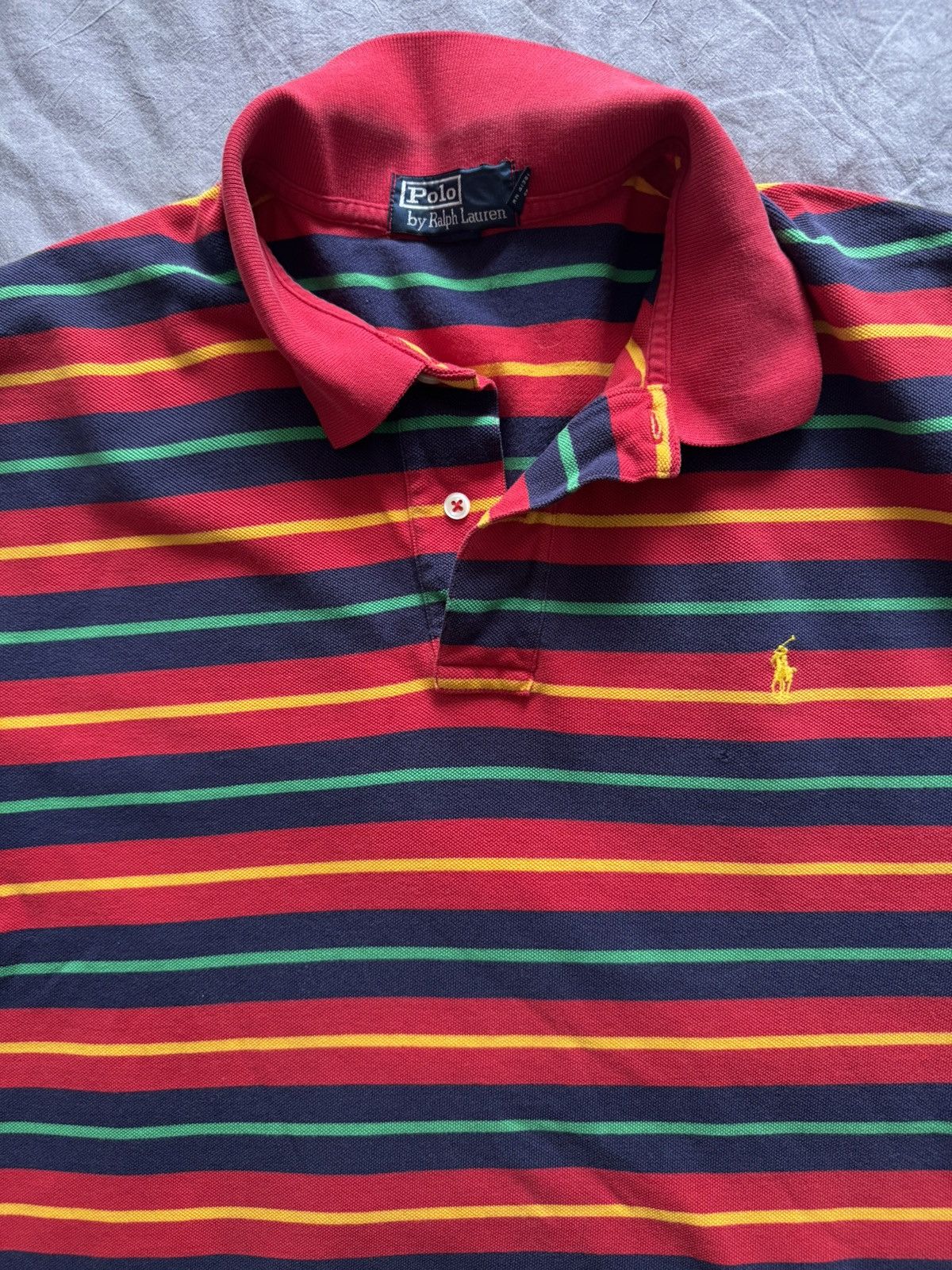 Polo Ralph Lauren Vintage Classic 90s Polo Ralph Lauren Shirt Rugby Snow Sport Size US XL / EU 56 / 4 - 1 Thumbnail