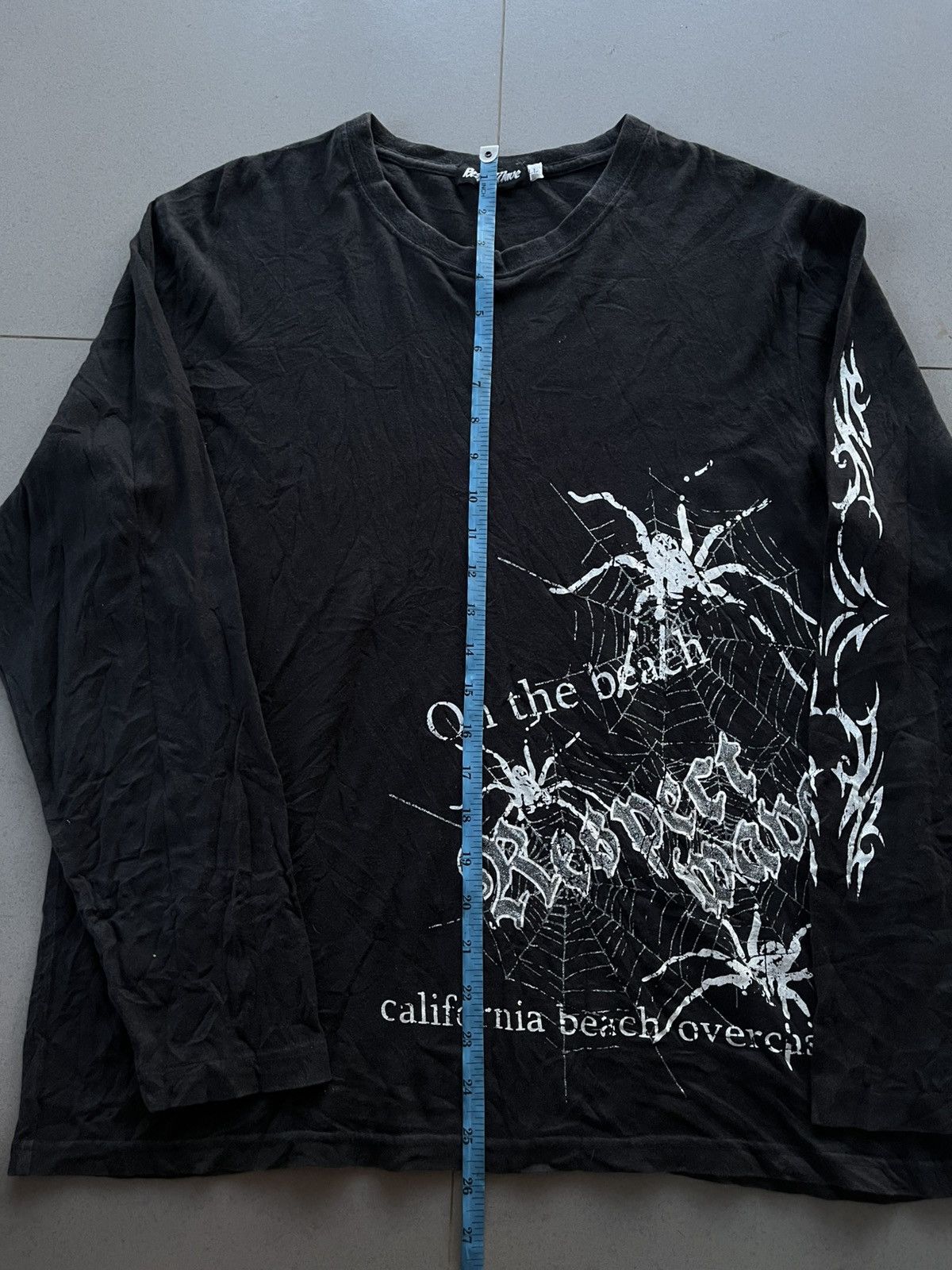 If Six Was Nine × KMRii × Yasuyuki Ishii JAPANESE RESPECT WAVE POEM GOTHIC SEDITIONARIES PUNK STYLE Size US L / EU 52-54 / 3 - 8 Thumbnail