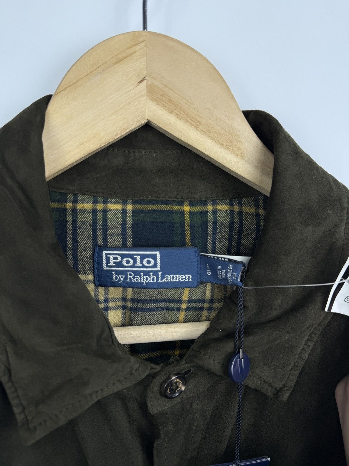 Polo Ralph Lauren 🇺🇸 NEW❗️Ralph Lauren Polo Suede Utility Leather Safari Jacket Size US L / EU 52-54 / 3 - 13 Thumbnail