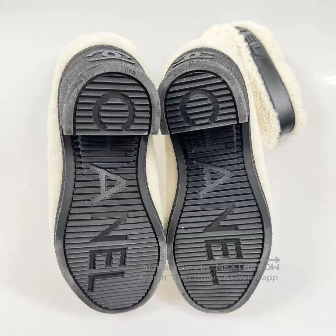 Chanel Chanel Teddy Faux Fur Ankle Boots. Size US 7 / IT 37 - 6 Thumbnail