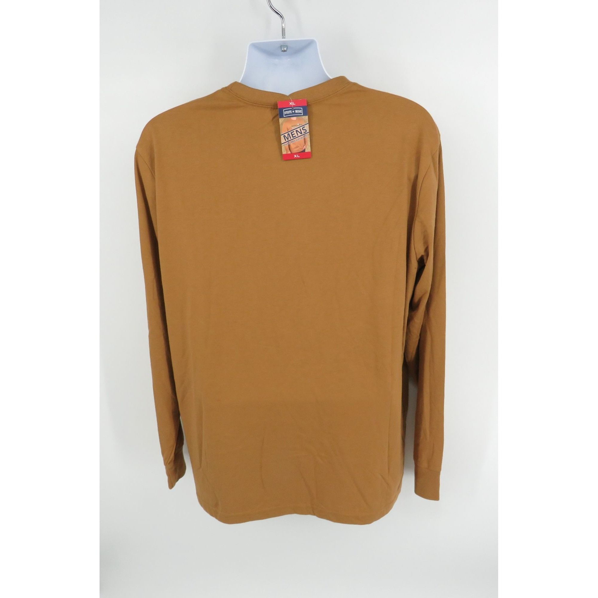 Other State Of Mine Men's New York Long Sleeve T-Shirt Brown XL NW Size US XL / EU 56 / 4 - 4 Thumbnail