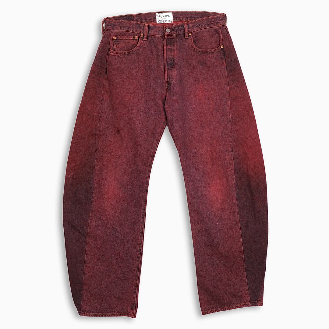 Japanese Brand × Levi's × Vintage REPEAT PLUS 002 Dirty Red 34 size (RP002R3401) Size US 34 / EU 50 - 1 Thumbnail