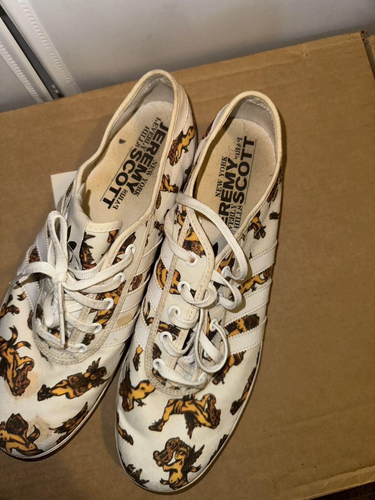 Adidas × Jeremy Scott Jeremy Scott Adidas Sole Cherub Size US 12 / EU 45 - 6 Thumbnail