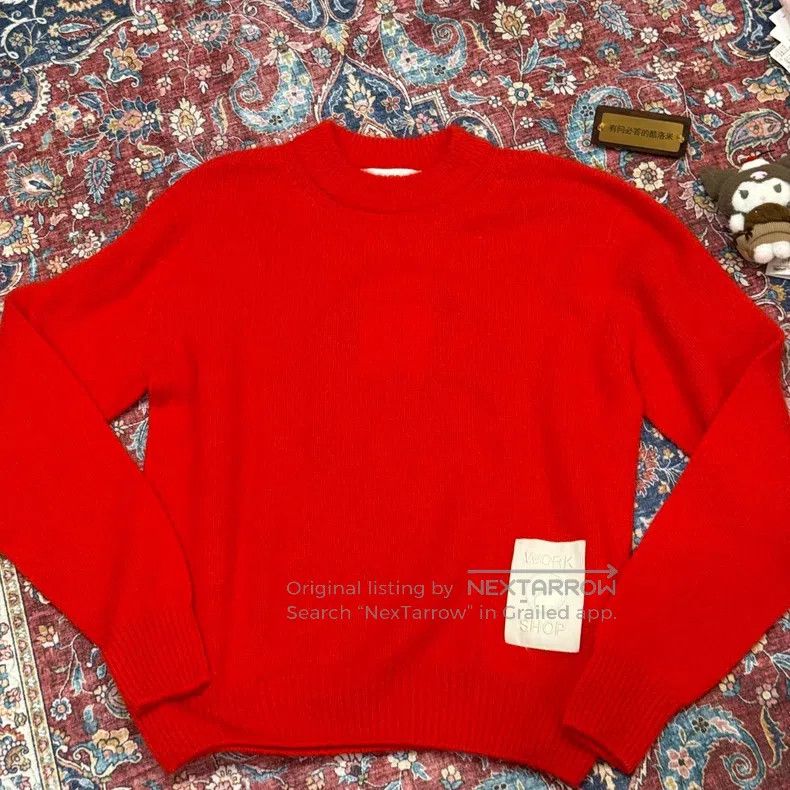 Our Legacy Our Legacy Red Cashmere Sweater Size US S / EU 44-46 / 1 - 2 Thumbnail