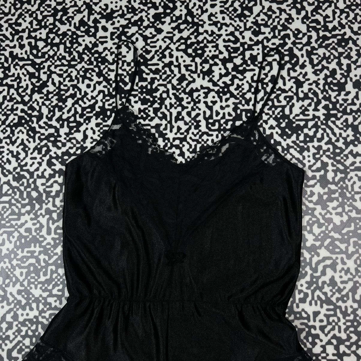 Vintage Vintage 90s Sexy Mesh Bodysuit Retro Sleepwear Nightie Style Size M / US 6-8 / IT 42-44 - 6 Thumbnail