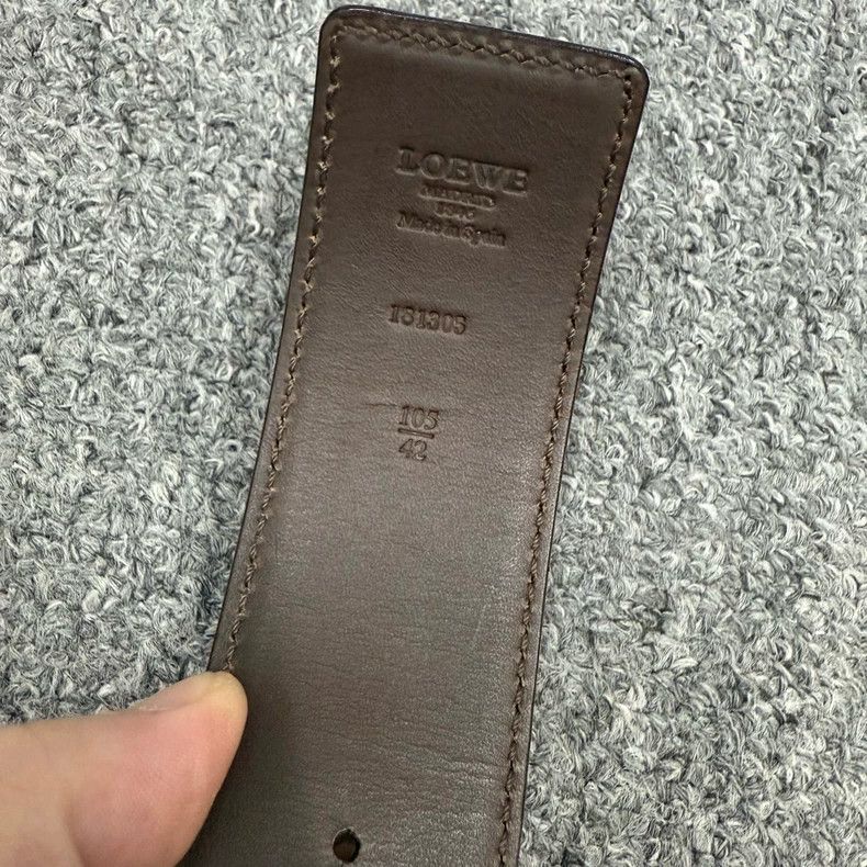Loewe LOEWE Brown double-sided belt Size ONE SIZE - 7 Thumbnail