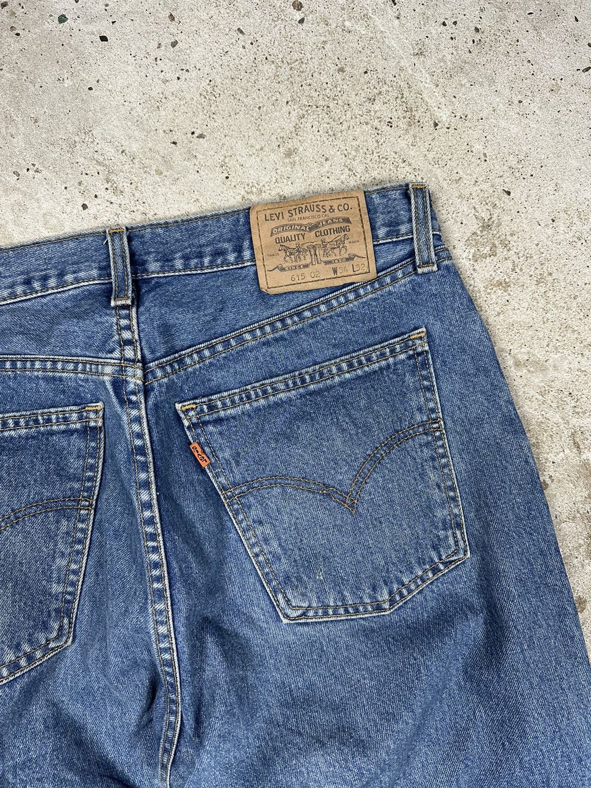 Levi's × Vintage Vintage 1998 Levi’s 615 02 Orange Tab Denim Pants Jeans Size US 33 - 13 Thumbnail