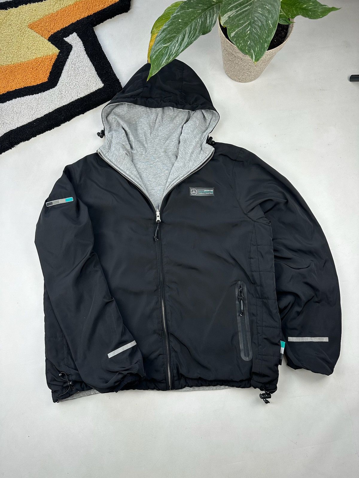 Mercedes-Benz × Vintage Vintage Mercedes Benz Reversible Jacket Size L Size US L / EU 52-54 / 3 - 10 Thumbnail