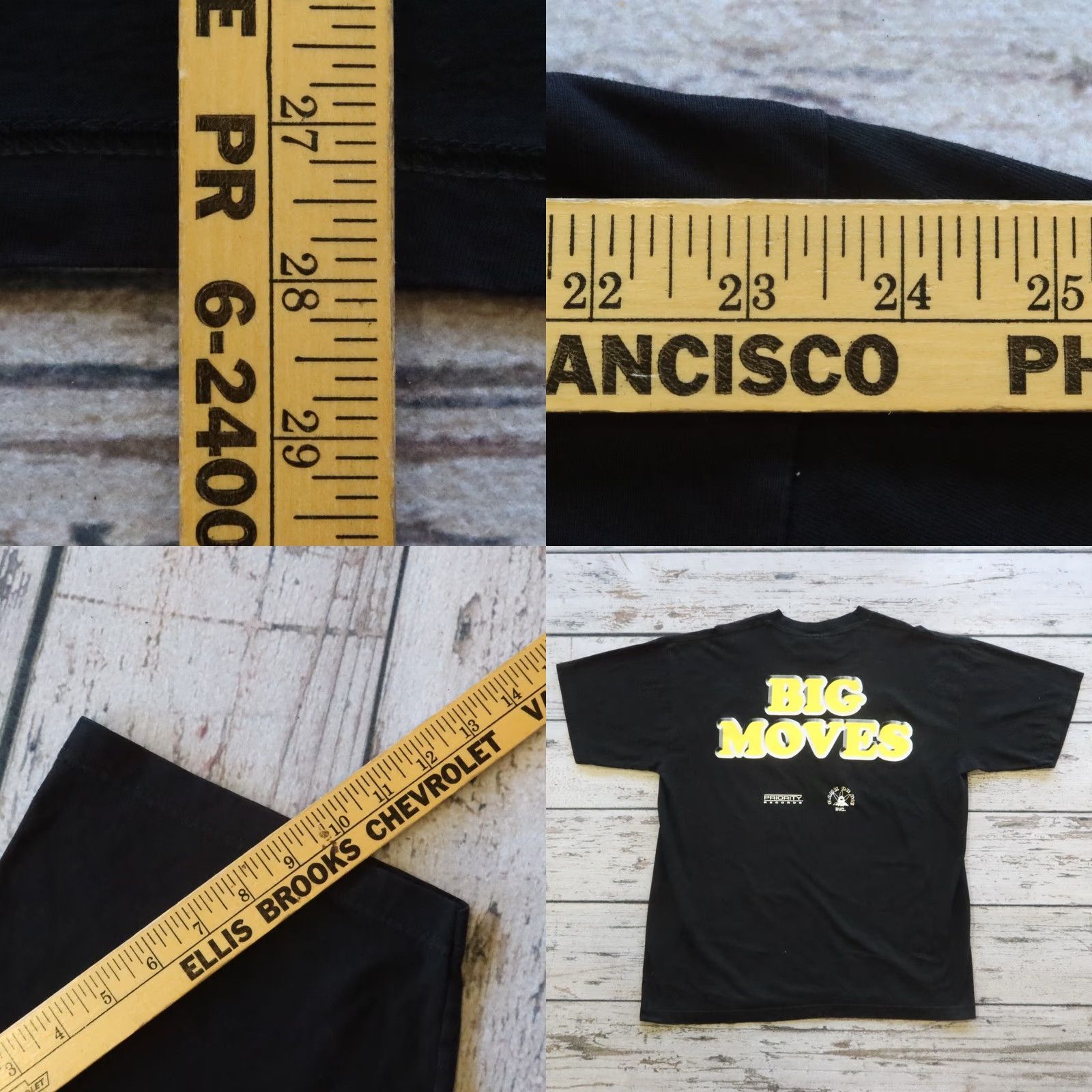 Vintage VINTAGE The Delinquents Big Moves Rap Tee Tshirt XL Black Men Shirt Size US XL / EU 56 / 4 - 8 Thumbnail