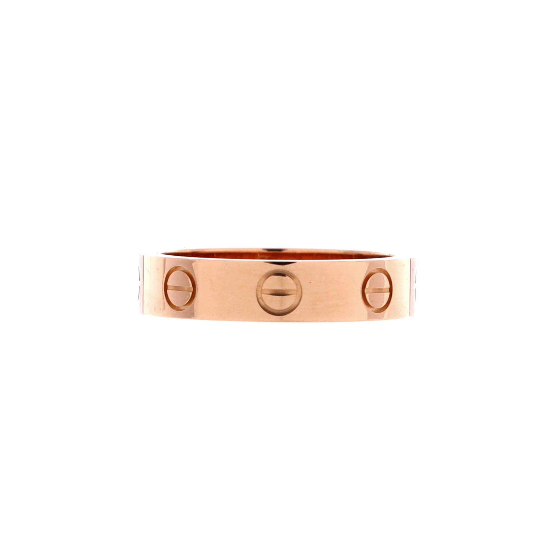 Cartier Love Wedding Band 1 Diamond Ring Size ONE SIZE - 1 Thumbnail