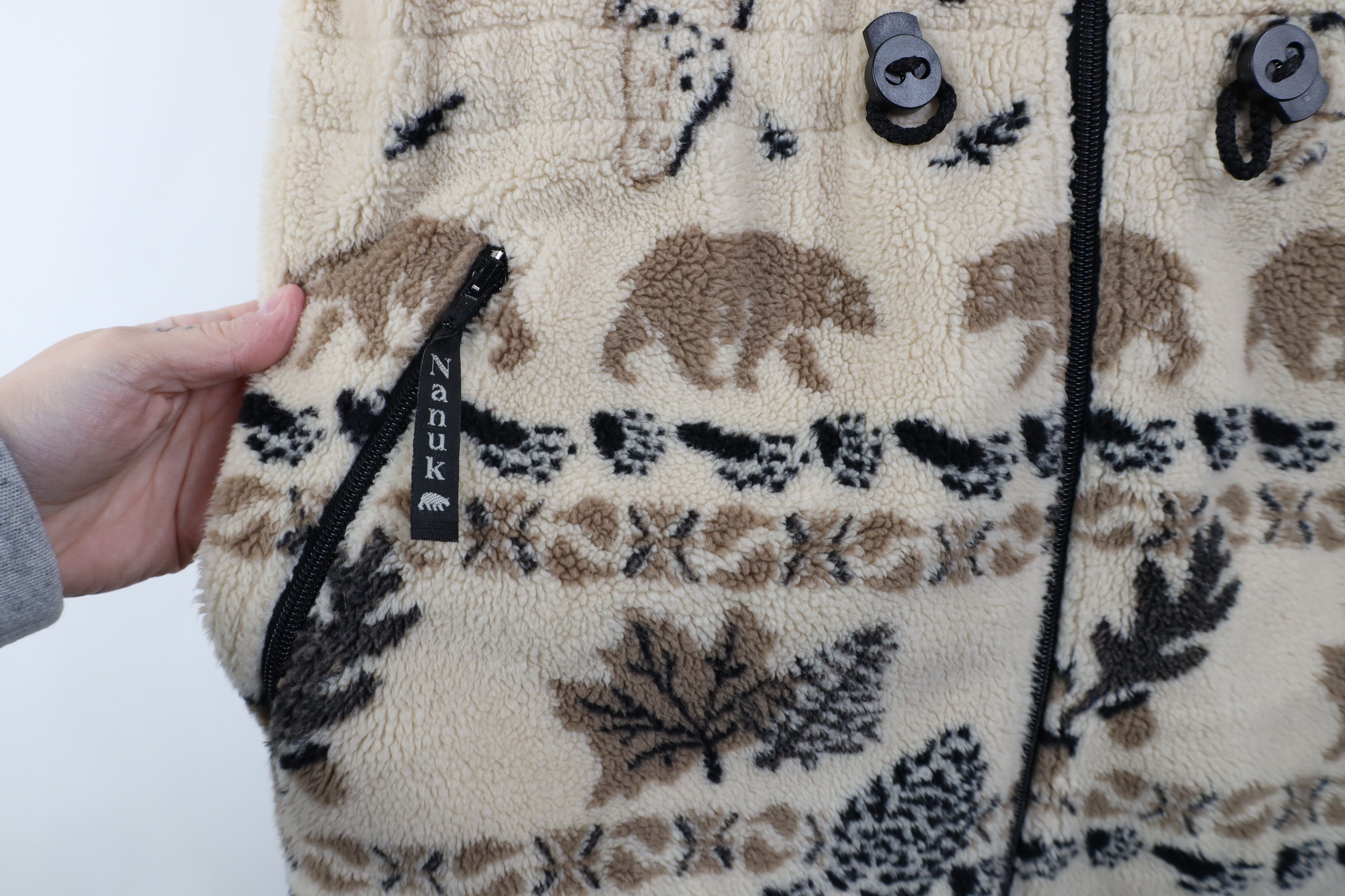 Vintage Vintage 90s Streetwear Animal All Over Print Fleece Jacket Size M / US 6-8 / IT 42-44 - 5 Thumbnail