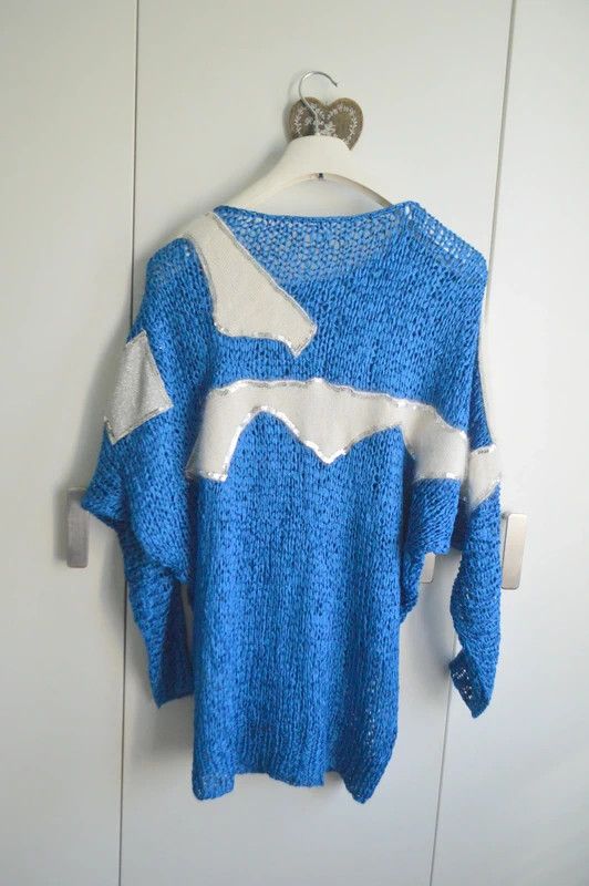 Other Unique long sweater, vintage boho retro, handmade M/L Size ONE SIZE - 6 Thumbnail
