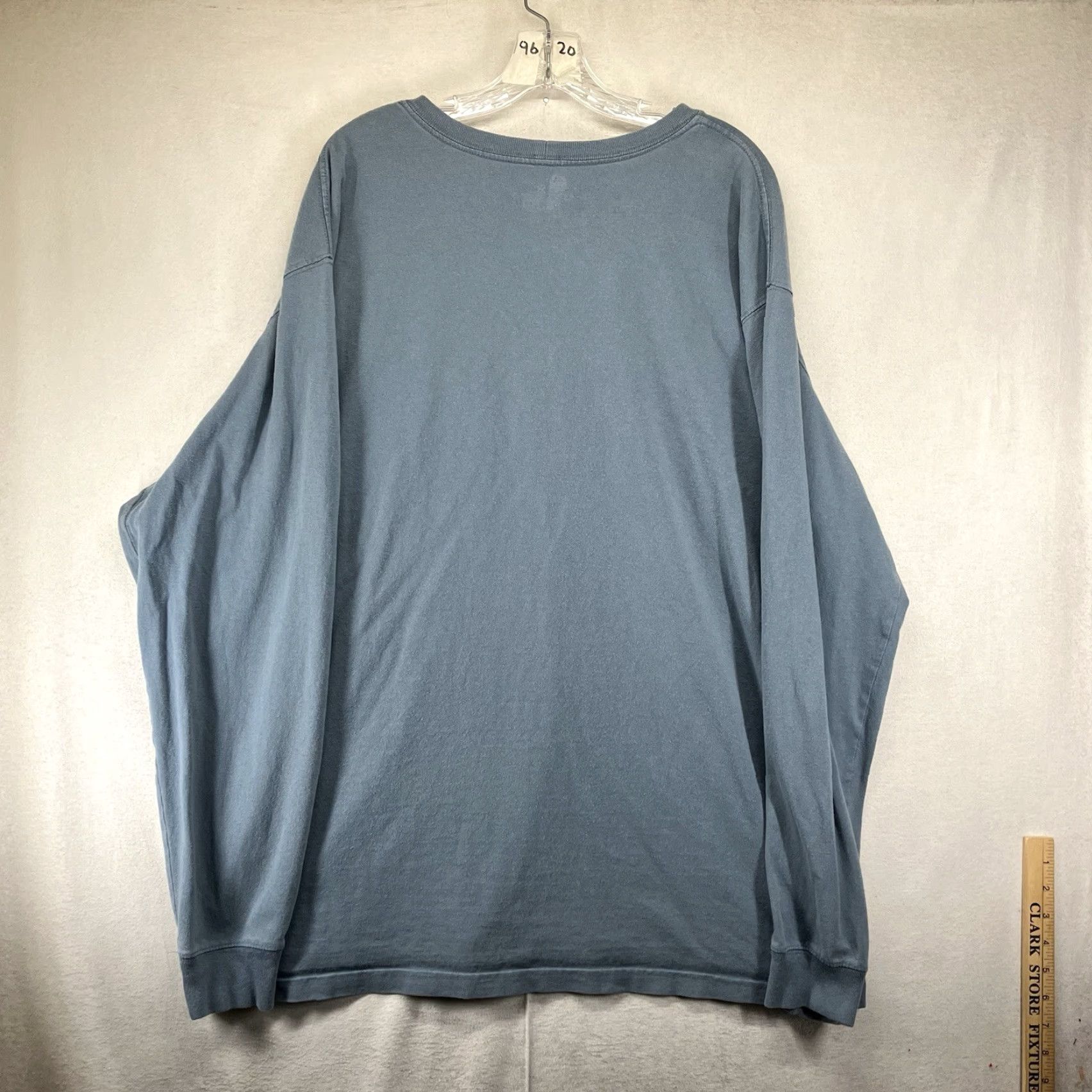 Carhartt Carhartt T-Shirt Men XL Long Sleeve Crew Neck All Cotton Light Blue Logo Solid Vintage? No. Size US XL / EU 56 / 4 - 2 Thumbnail