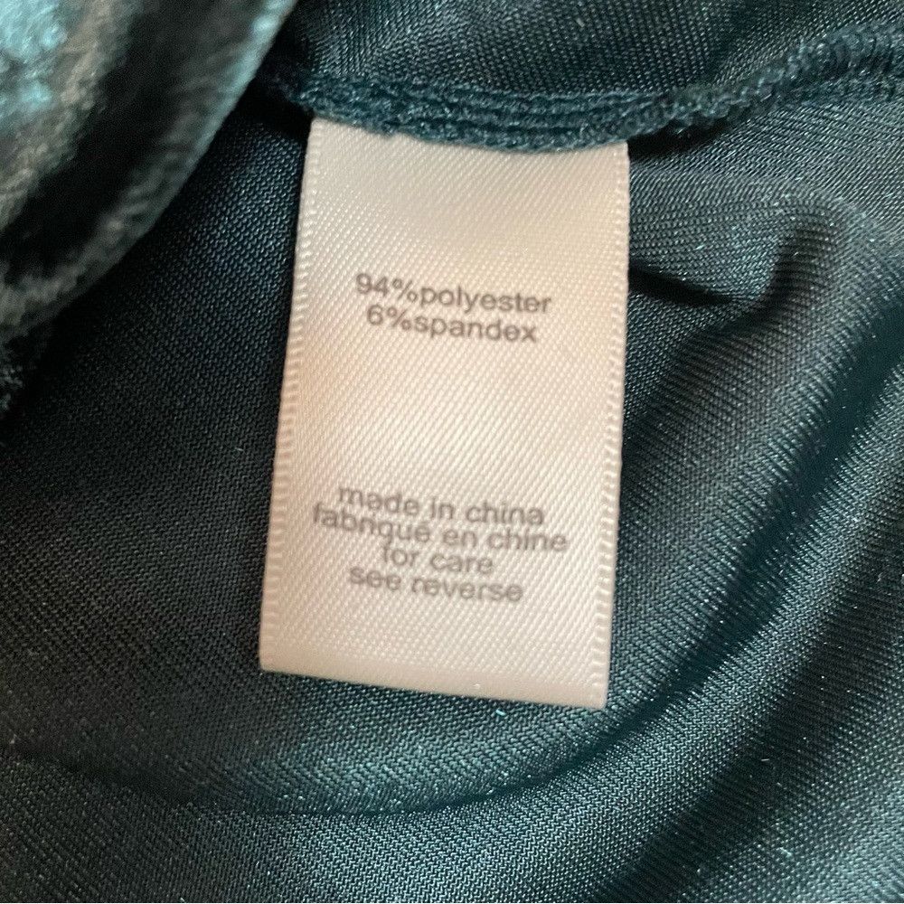 Ronny Kobo Ronny Kobo Karoline Ruched Velvet Teal Turtleneck Top Size Size L / US 10 / IT 46 - 8 Thumbnail