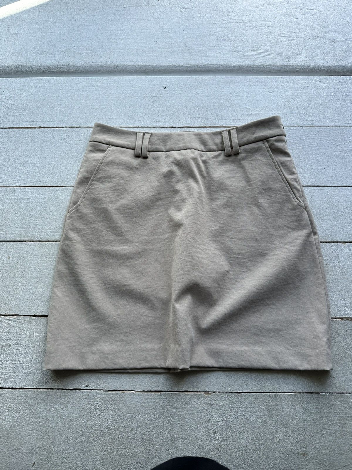 KJUS 🚨KJUS RARE Skirt Womens Beige Skirt Ladies LUXURY Size 25" / US 0 / IT 36 - 1 Thumbnail