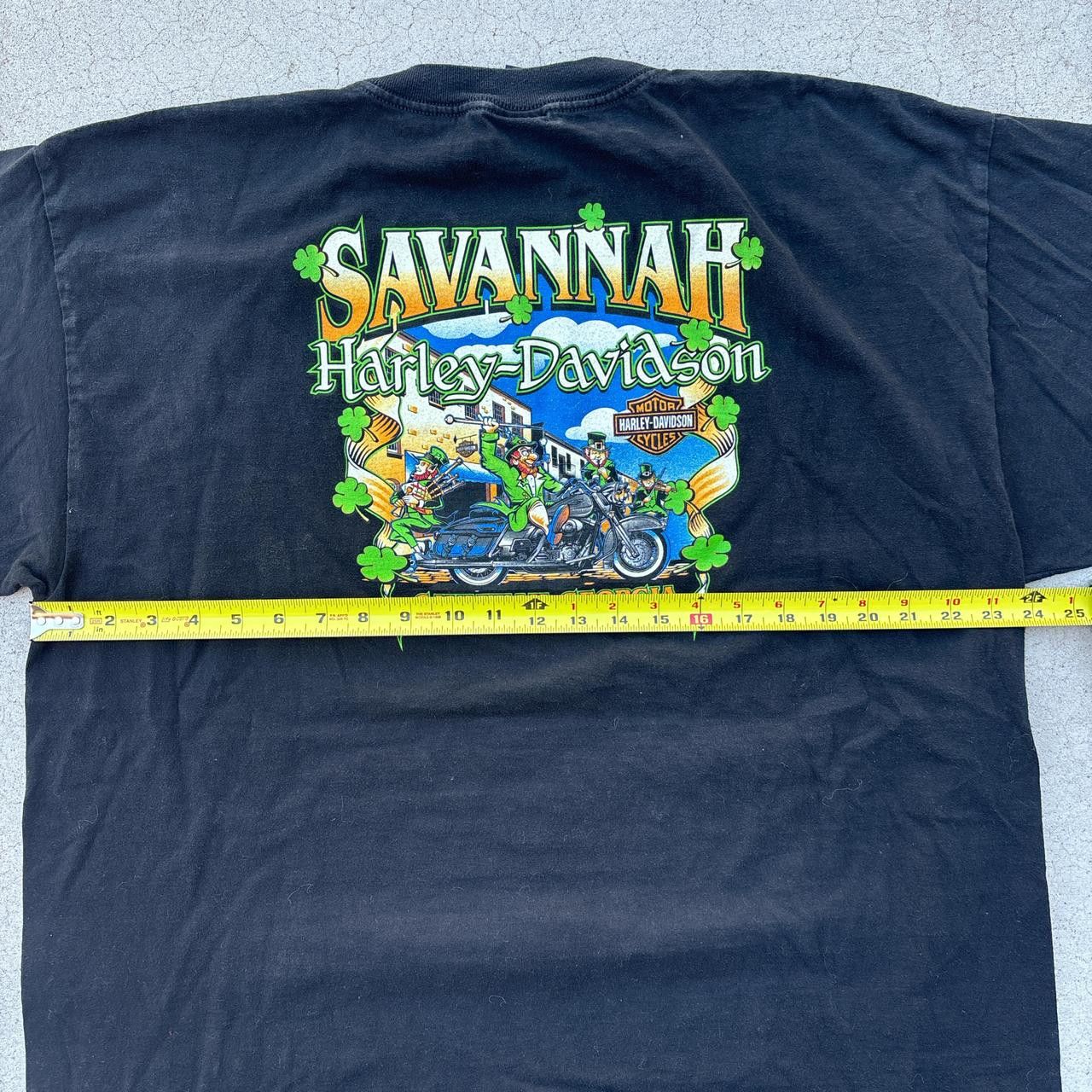 Harley Davidson HARLEY DAVIDSON SAINT PATRICKS DAY LEPRECHAUN BIKER TEE Size US XXL / EU 58 / 5 - 6 Thumbnail