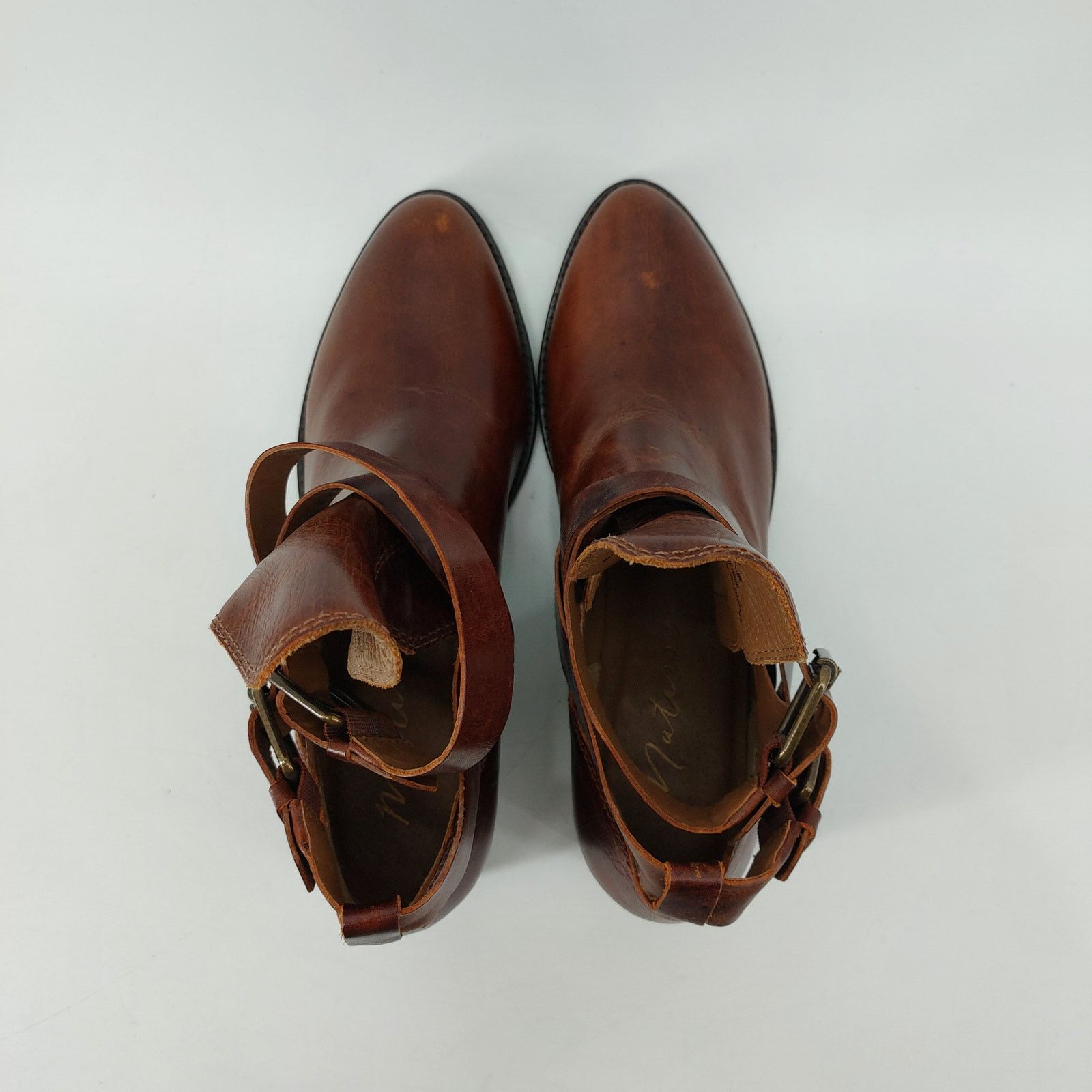 Matisse Matisse Raider Booties Made In Brazil US 10 M Leather Buckle Size US 10 / IT 40 - 7 Thumbnail