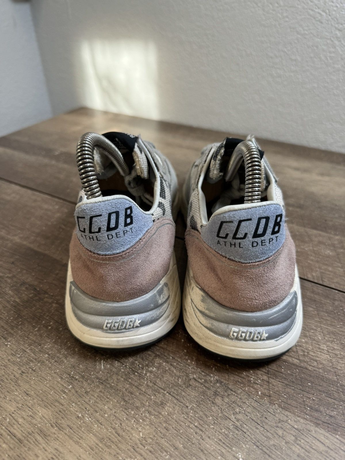 Golden Goose Golden Goose Women's Running Sole Beige Leopard Calf Size 41 Size US 11 / IT 41 - 4 Thumbnail