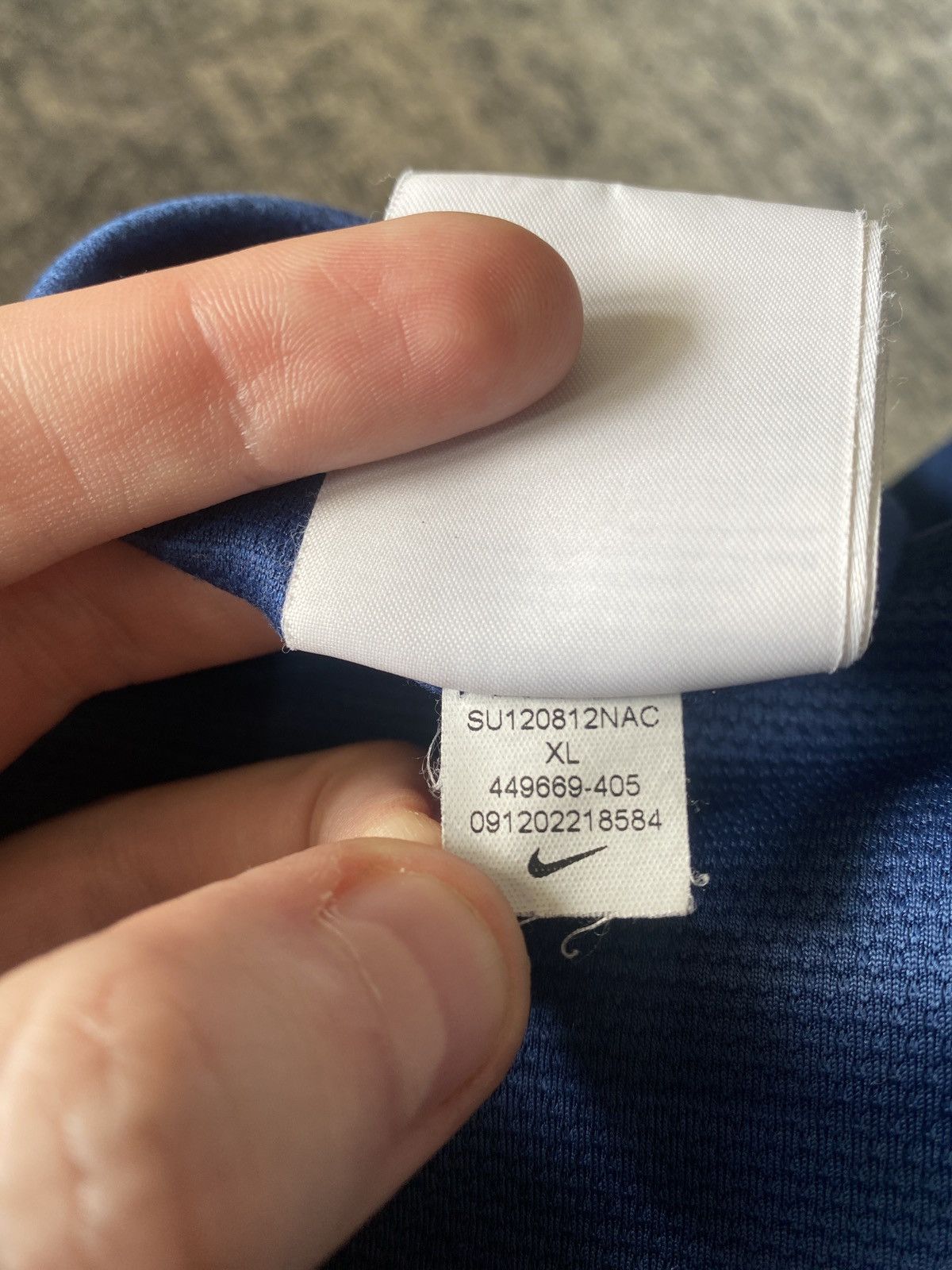 Nike × Vintage Vintage navy france jersey nike 2012/2013 Size US M / EU 48-50 / 2 - 5 Thumbnail