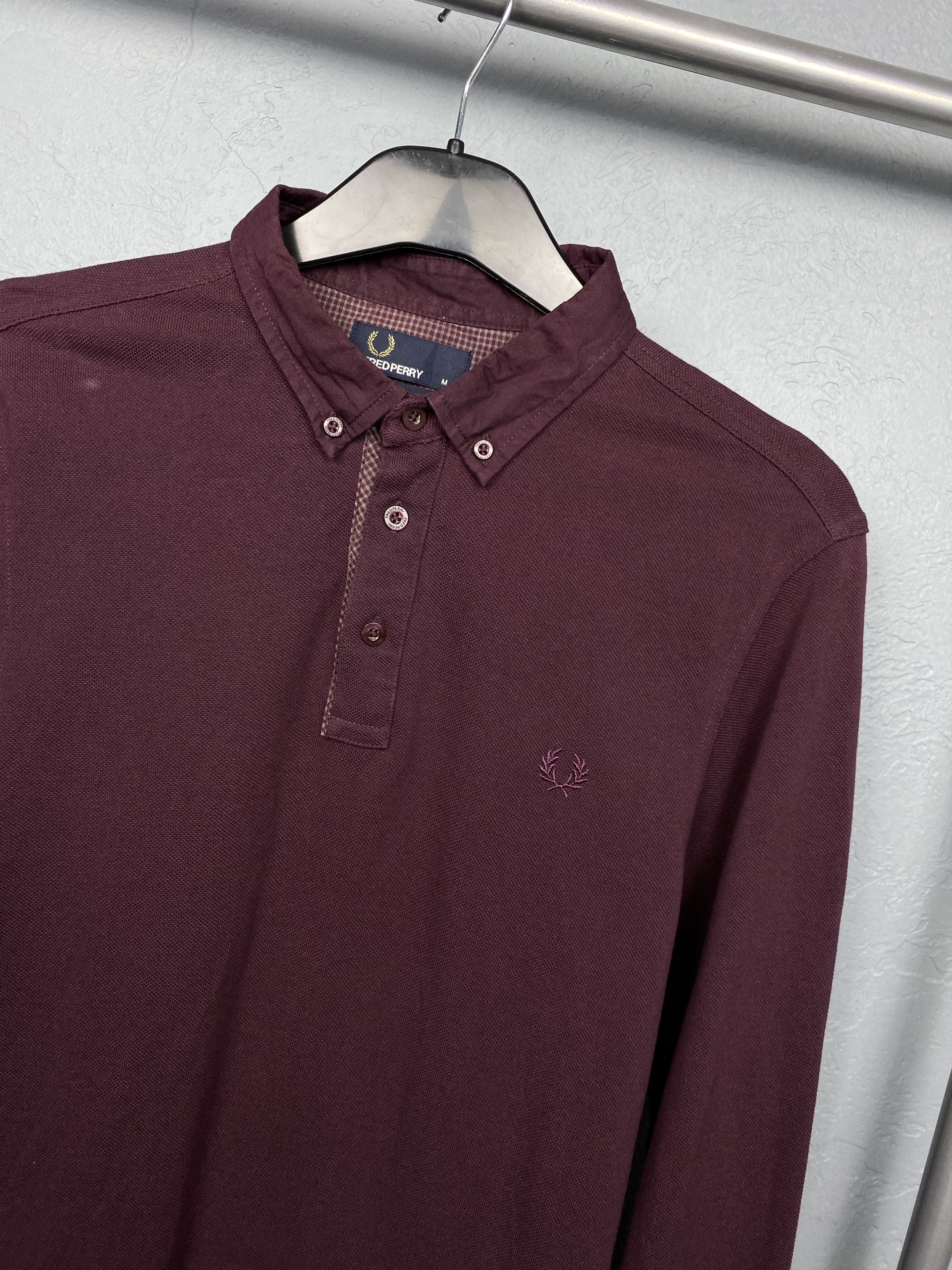 Fred Perry Fred Perry Vintage Mens Long Sleeve Polo Shirt Size M Size US M / EU 48-50 / 2 - 2 Thumbnail