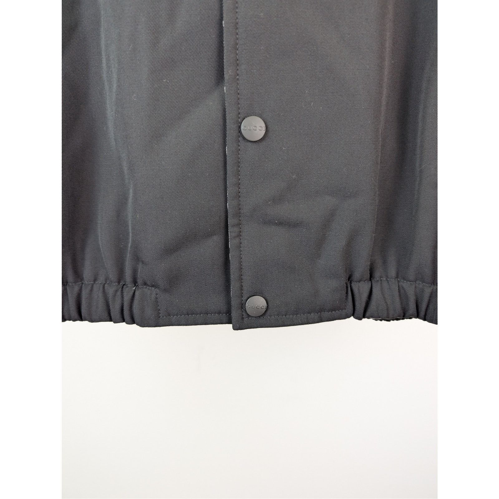 Gucci o1rshd1 Logo-Embroidered Twill Blouson Jacket in Black Size US M / EU 48-50 / 2 - 7 Thumbnail