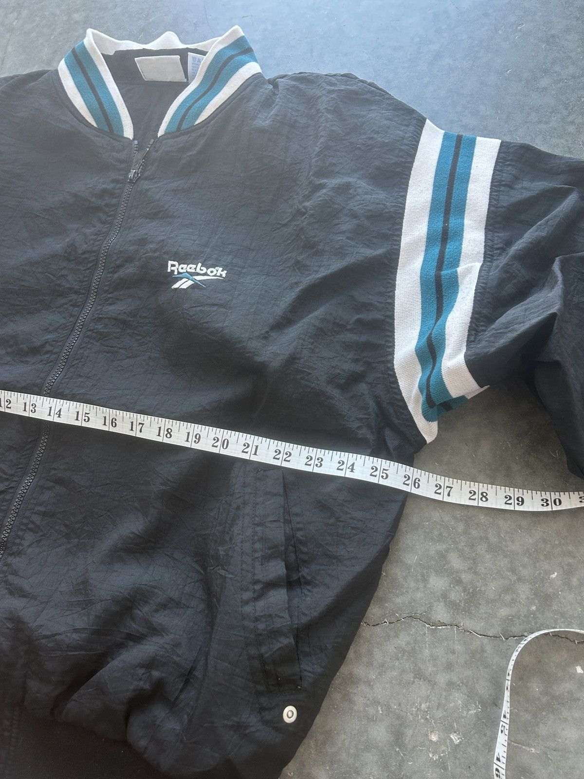 Reebok × Vintage Vintage 90s Reebok Zip Up Jacket Size US L / EU 52-54 / 3 - 9 Thumbnail