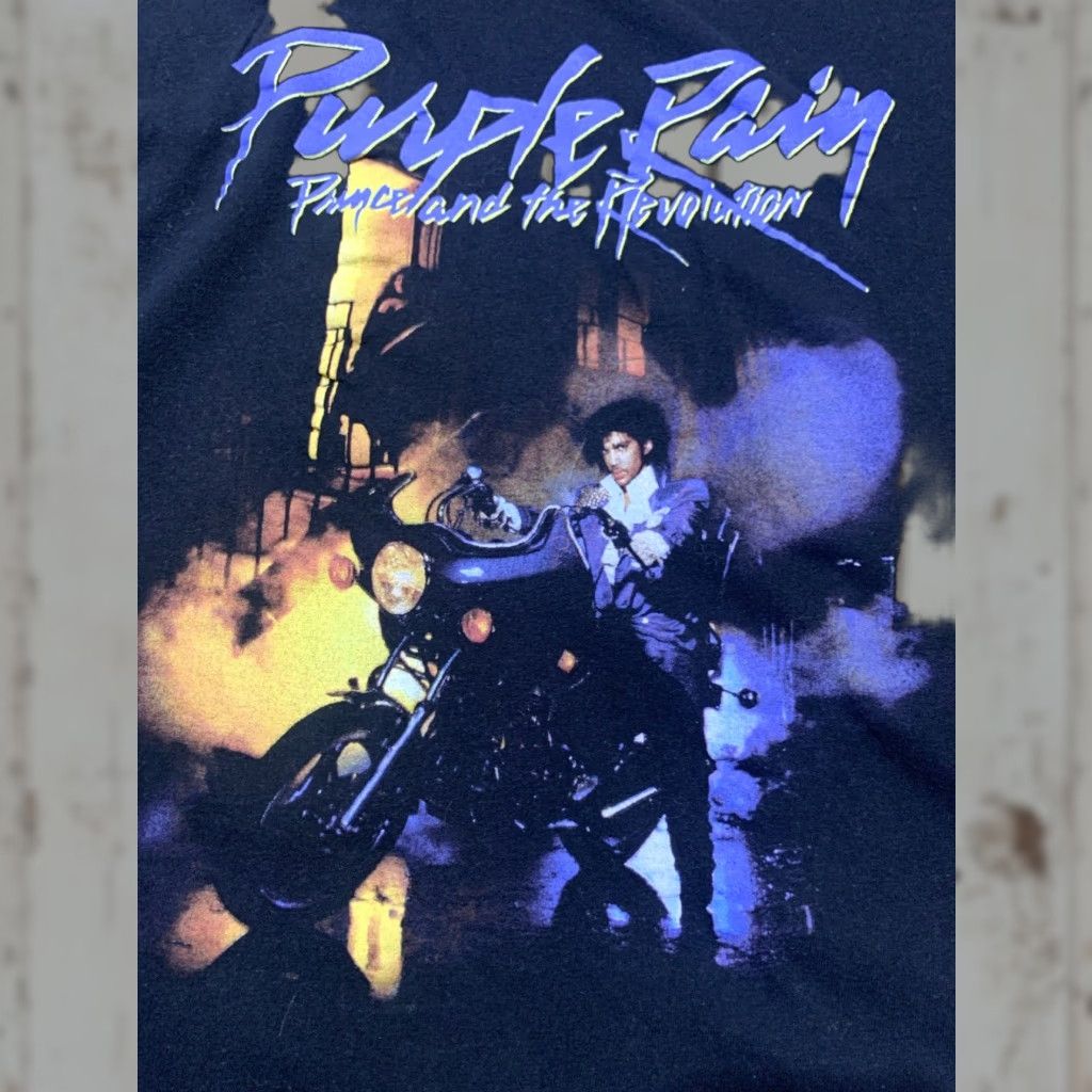 Prince VINTAGE The Prince Estate 80s Black Graphic Print T-Shirt 2XL Faded Mens Size US XXL / EU 58 / 5 - 1 Thumbnail