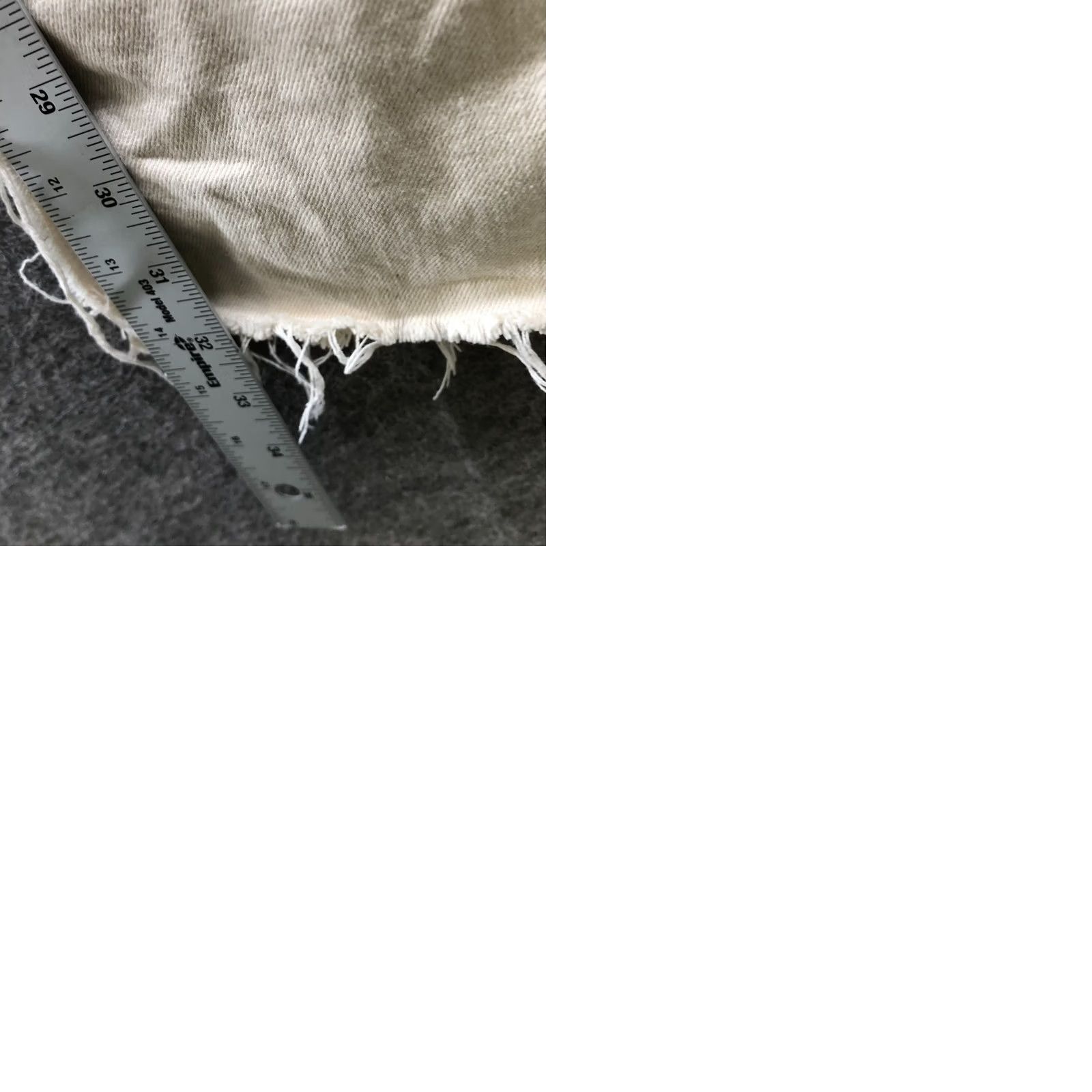 Zara Zara High Rise Straight Jeans Womens 0 Ivory White Split Hem Frayed Jeans Size 25" / US 0 / IT 36 - 9 Thumbnail