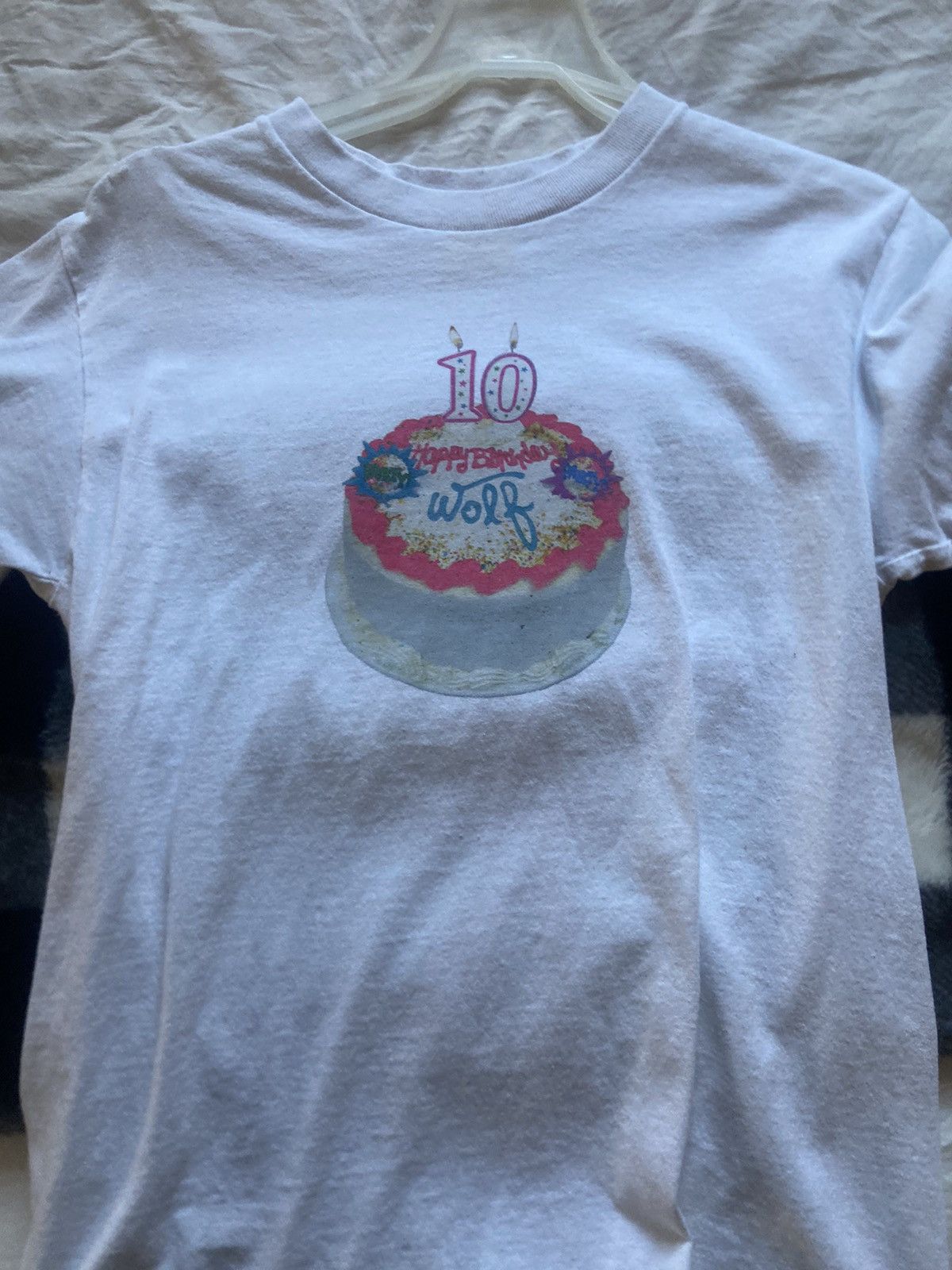 GOLF WANG WOLF 10 YEAR Tシャツ 半袖 White 送料込み Wolf 10 Year Tee White - Wolf 10 Anniversary 2023 - Golf Wang