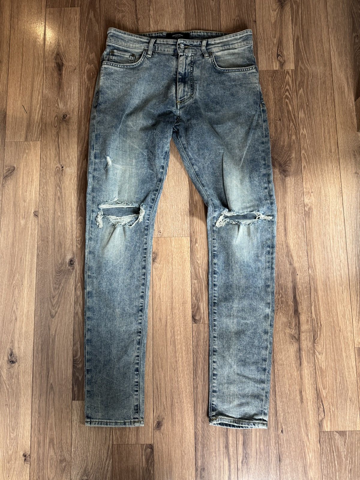 Represent Clo. Represent Blue Distressed Denim Size US 32 / EU 48 - 1 Thumbnail