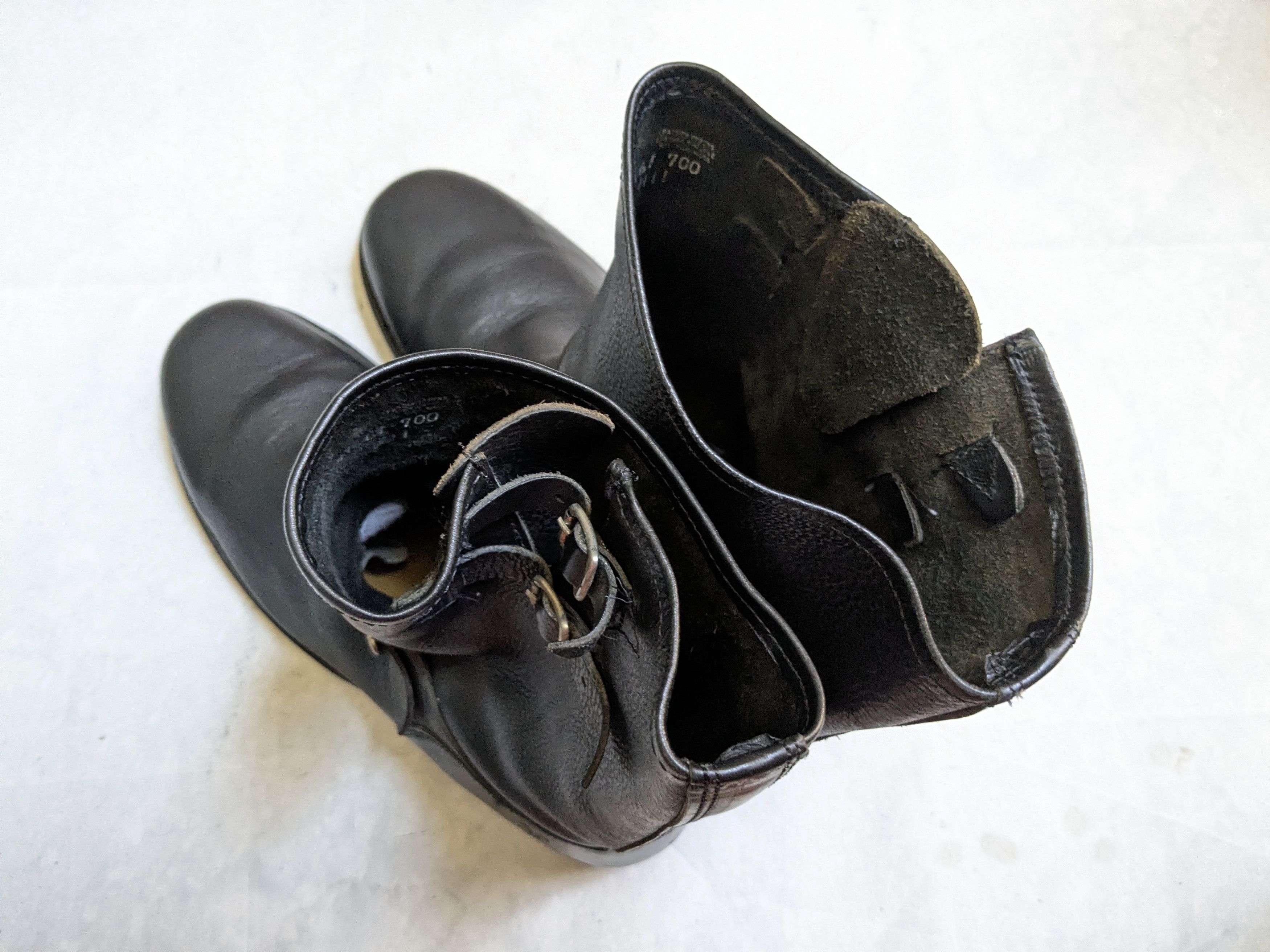 Frye Frye Engineer Boots Black 13 M Leather Buckle Strap USA Size US 13 / EU 46 - 11 Thumbnail