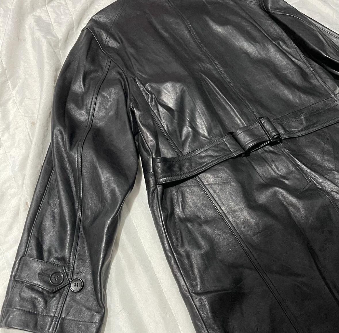 Balenciaga Balenciaga Leather Coat Size US L / EU 52-54 / 3 - 6 Thumbnail